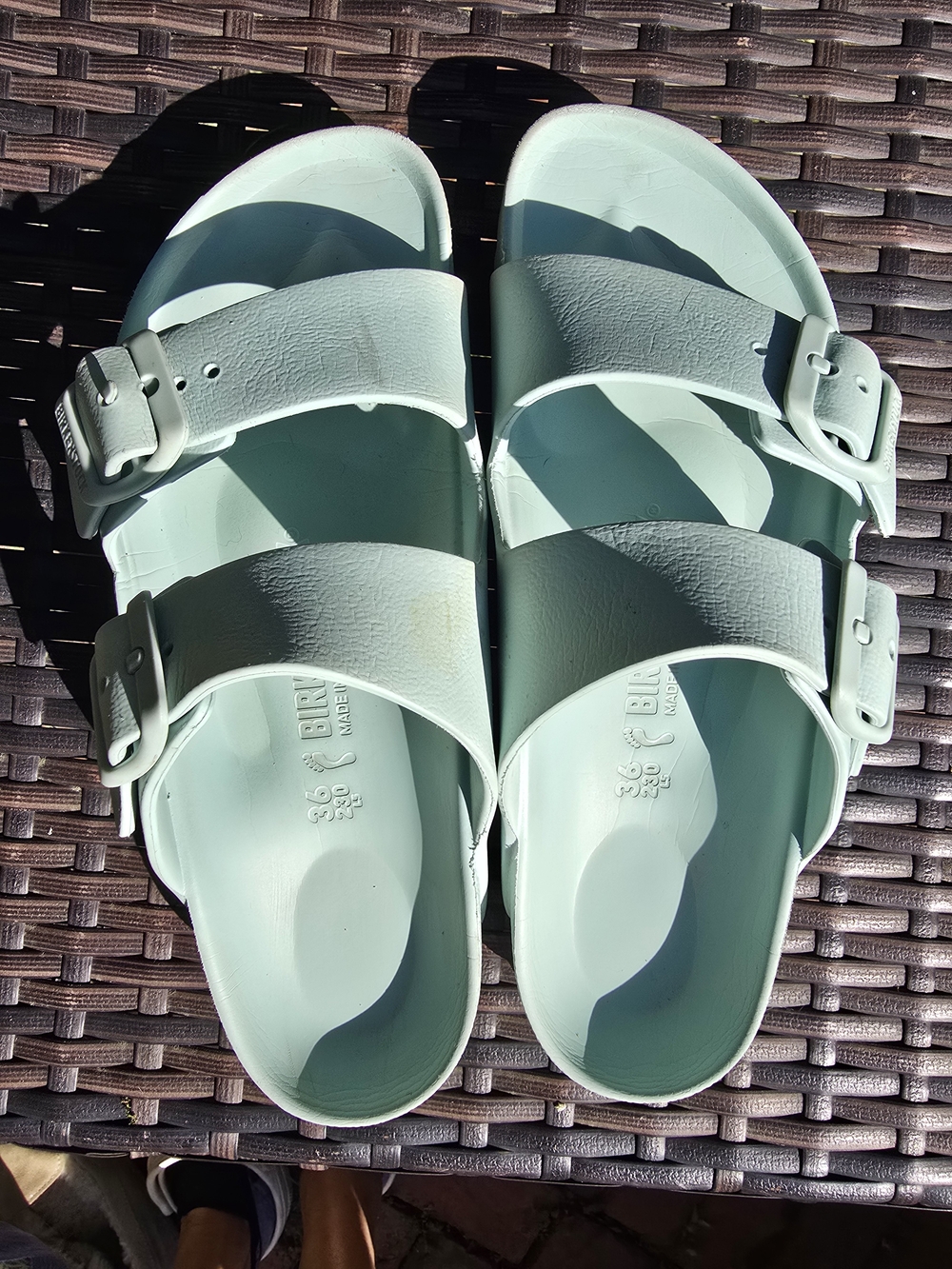 Birkenstock Arizona EVA Women's Sandals in Mint Green - Picture 5 of 11